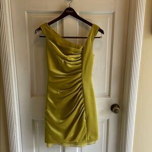 Elegant Green Dress Vera Wang